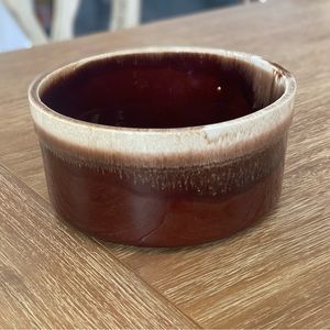 Vintage McCoy Pottery Brown Drip Round Baking Dish Serving Bowl